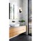 Z-Lite Grayson Wall Sconce, 1-Light, 4.75 In.W x 5.75 In.L x 8.25 In.H, Matte Black/Clear + Etched Opal 1949-1S-MB - alternate 5
